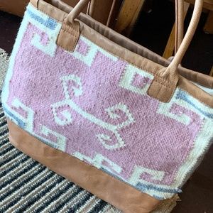 Sundance Anabaglish Wool & Leather Tote/Purse